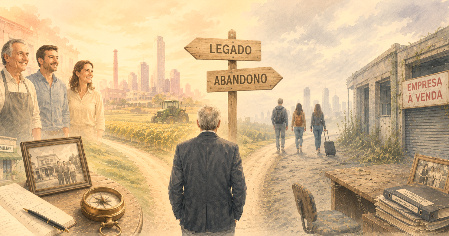 Empresas familiares: entre o legado e o abandono